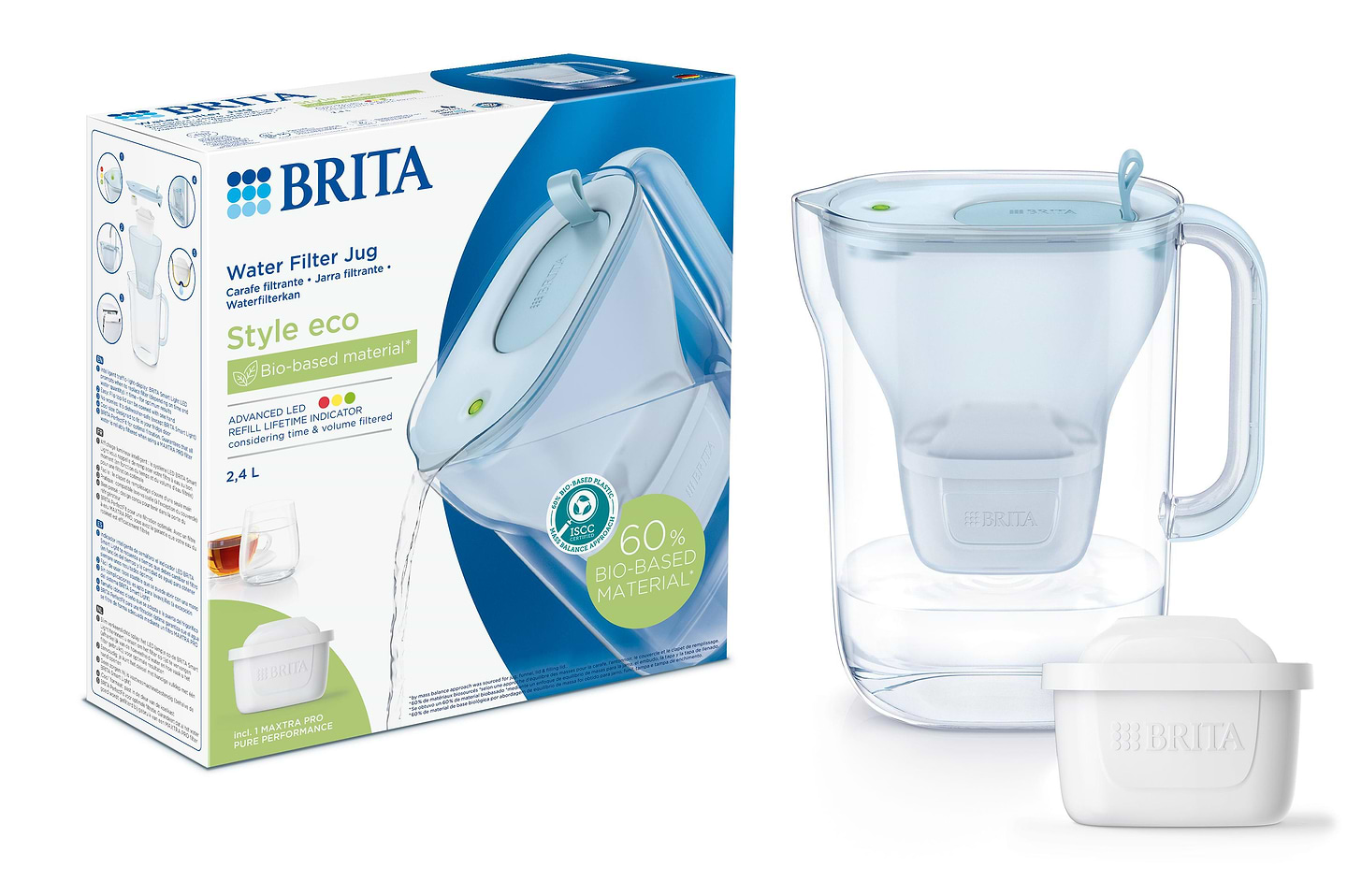 Фильтр-кувшин Brita Style eco LED Mxpro Blue